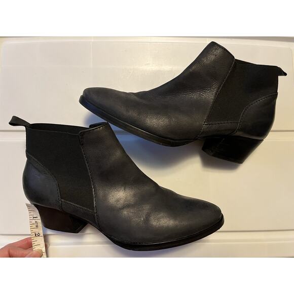 Aquatalia Italy Women's Fionna Chelsea Boots Size 8.5 Waterproof Gray Leather - Picture 7 of 10